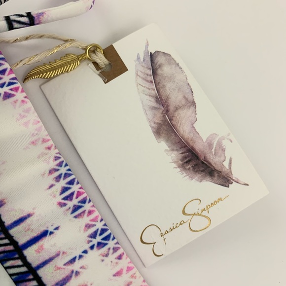 Jessica Simpson Limelight Tribal Bikini Bottom S16 - Picture 2 of 9